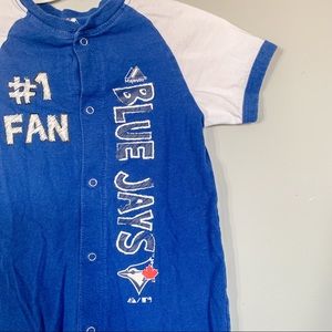 Blue Jays • Short Sleeved Romper